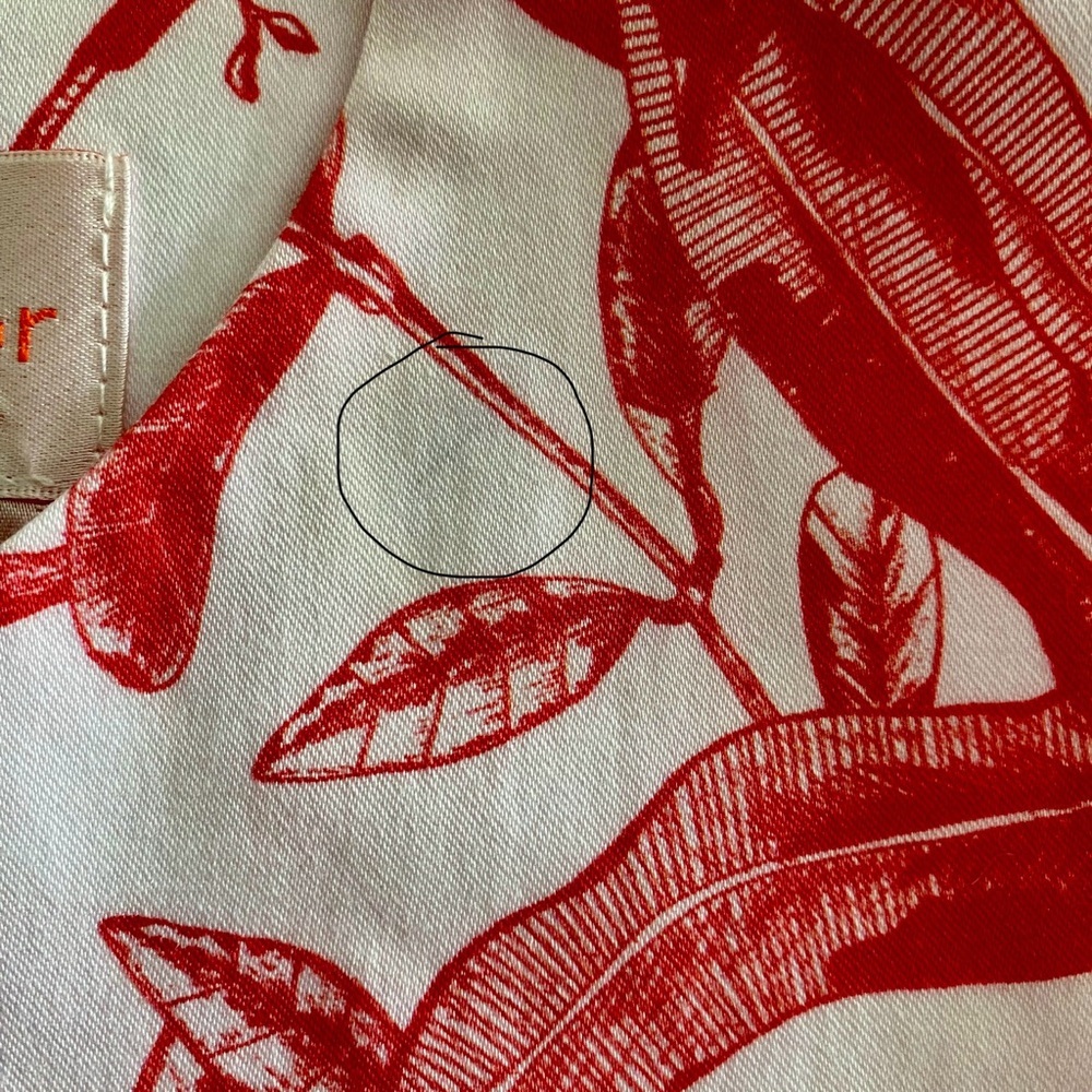 Chic Red Floral Mini Dress - Picture 9 of 9